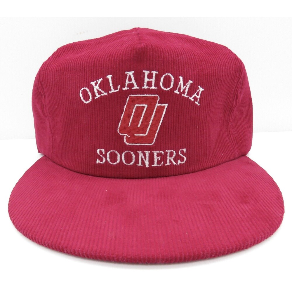 RARE Vintage Oklahoma Sooners Corduroy Hat University Square